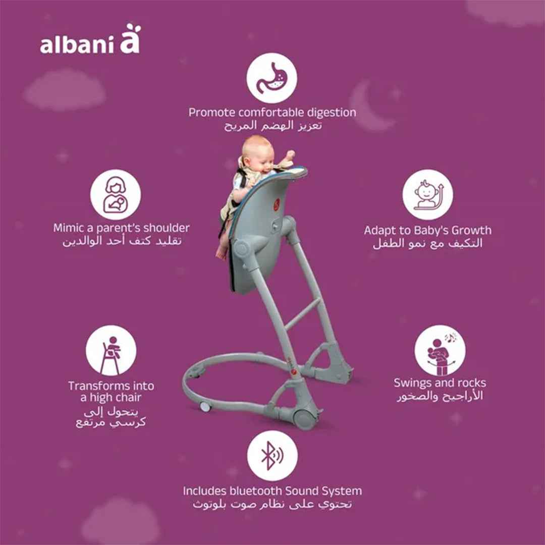 BabyUp Infant Seat & High Chair with SRA™ Technology