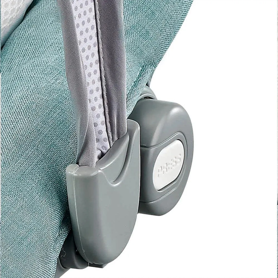 Baby Bouncer with Music & Vibration - Light Green - Removable Toys