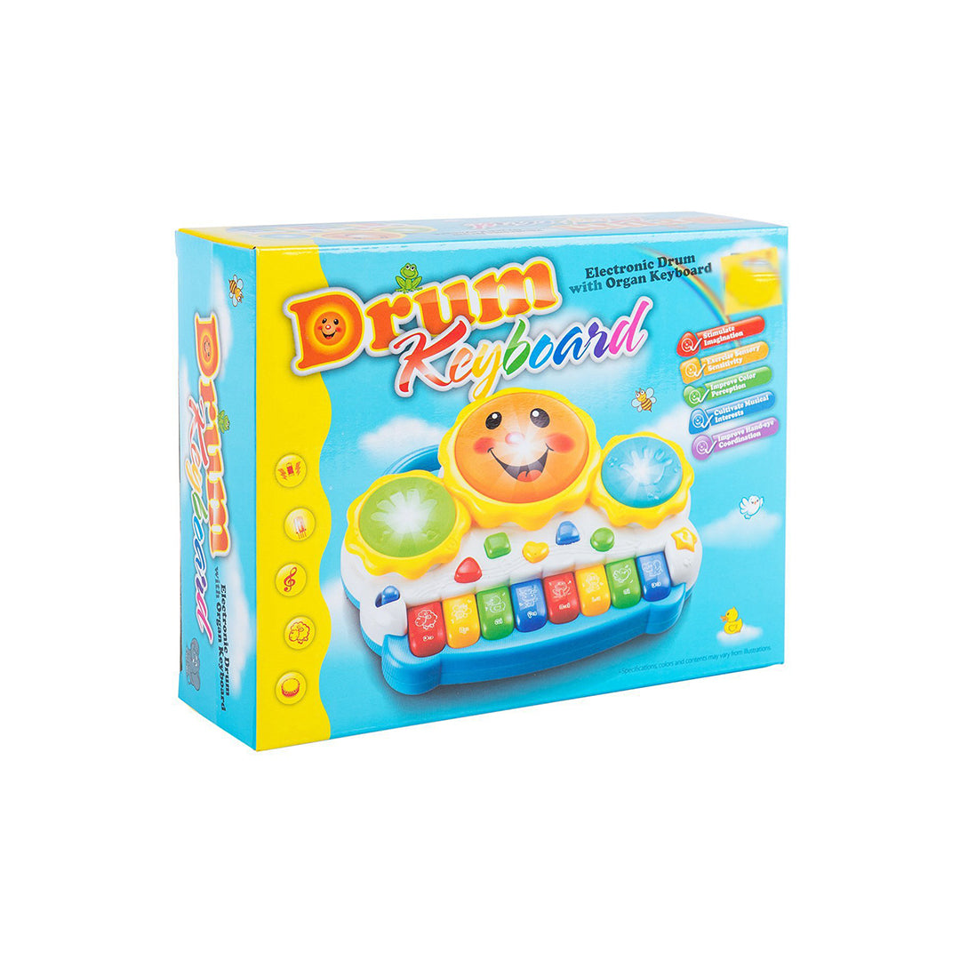 Baby Drum & Organ Keyboard - Musical Toy - Toyspry