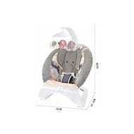 Baby Rocking Chair with Music - Plush Baby Bouncer
