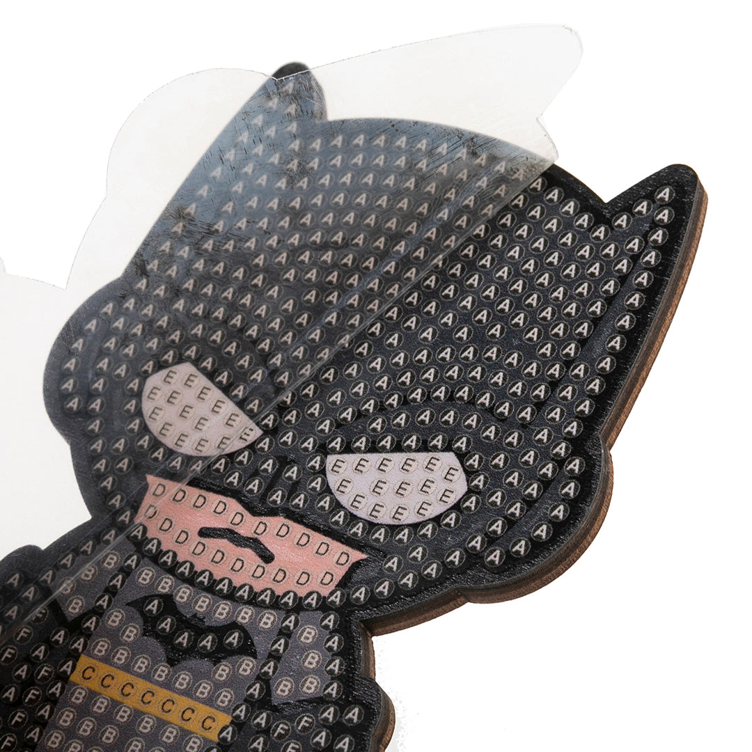 Batman (Black) Crystal Art Buddy - DC Comics Diamond Painting Craft Kit