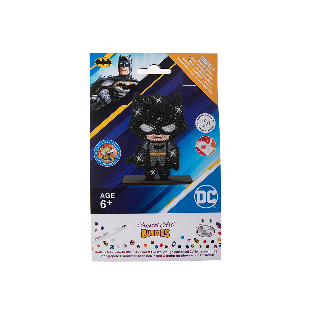 Batman (Black) Crystal Art Buddy - DC Comics Diamond Painting Craft Kit