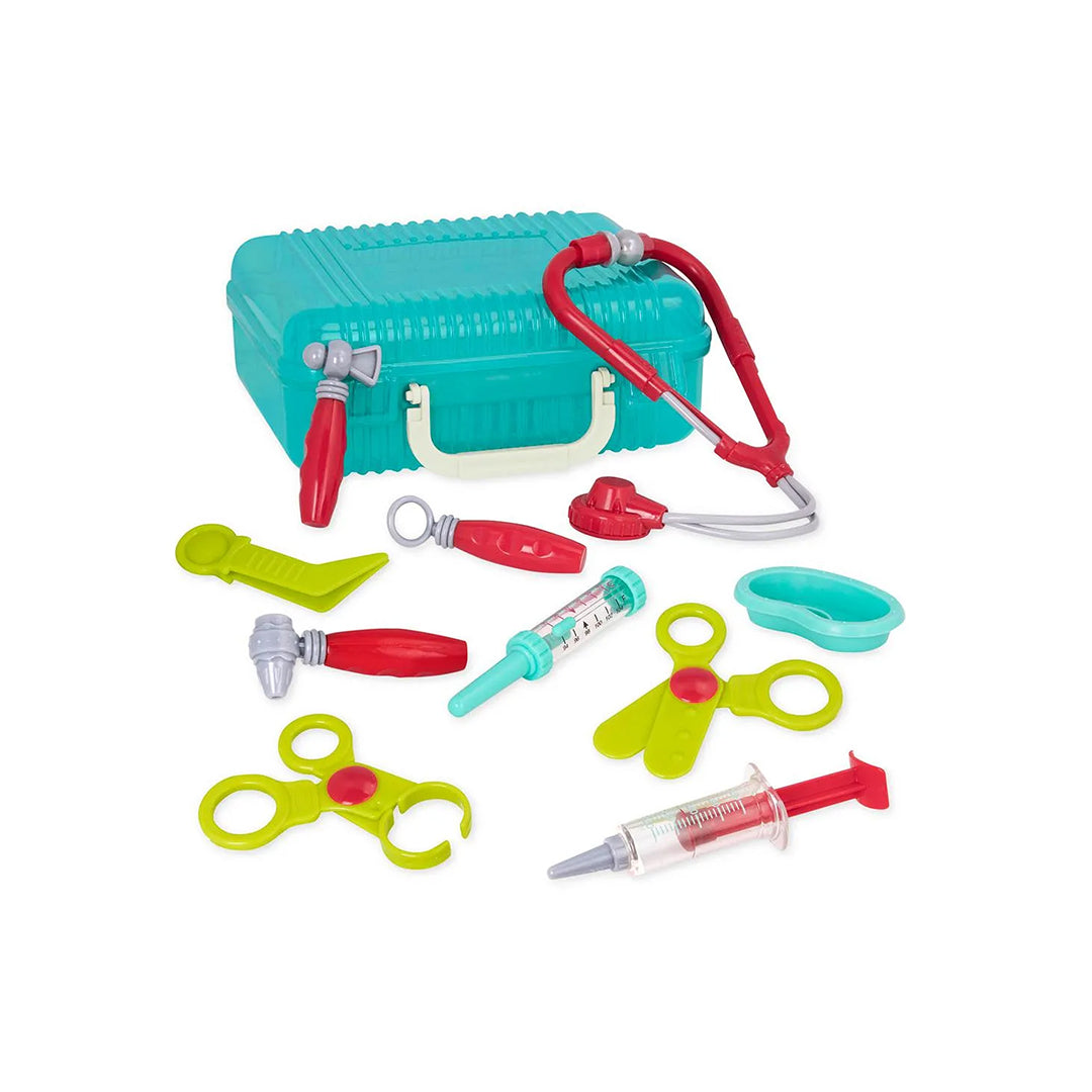 Battat 11-Piece Doctor Kit Pretend Play Medical Set - Toyspry