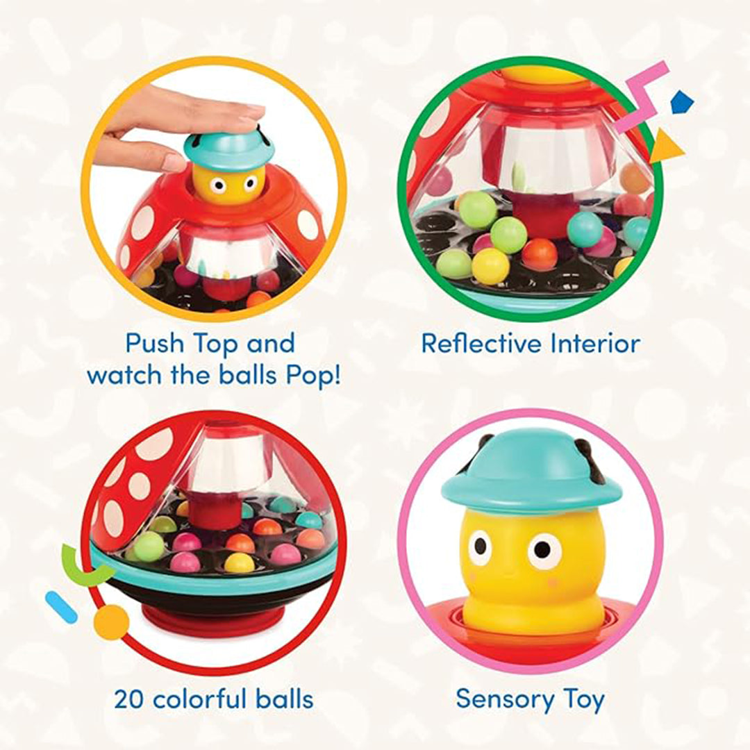 Battat Ladybug Push Toy - Toyspry
