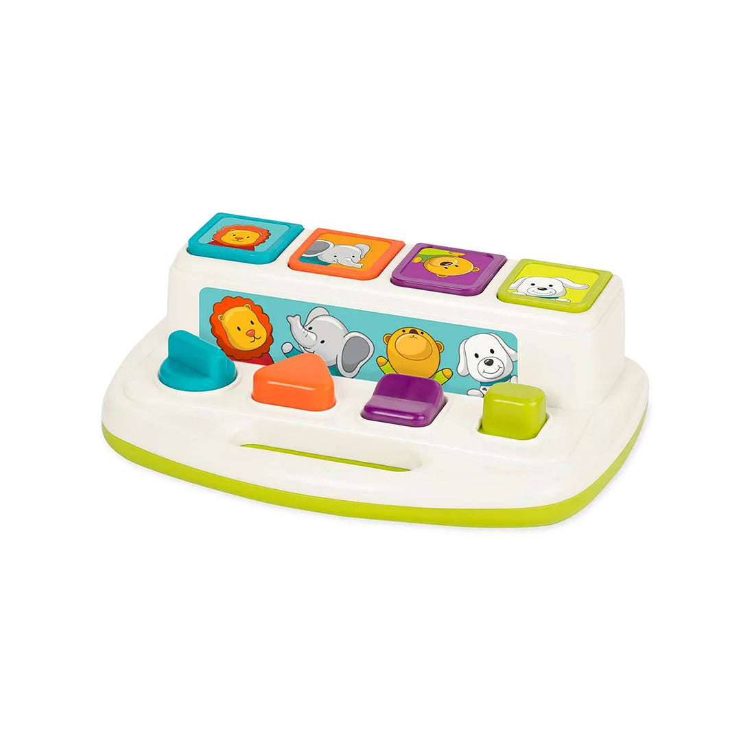 Battat Pop-Up Pals - Interactive Animal Toy for Babies and Toddlers