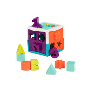 Battat Shape Sorter Cube - Educational Toy for Toddlers with 12 Shapes