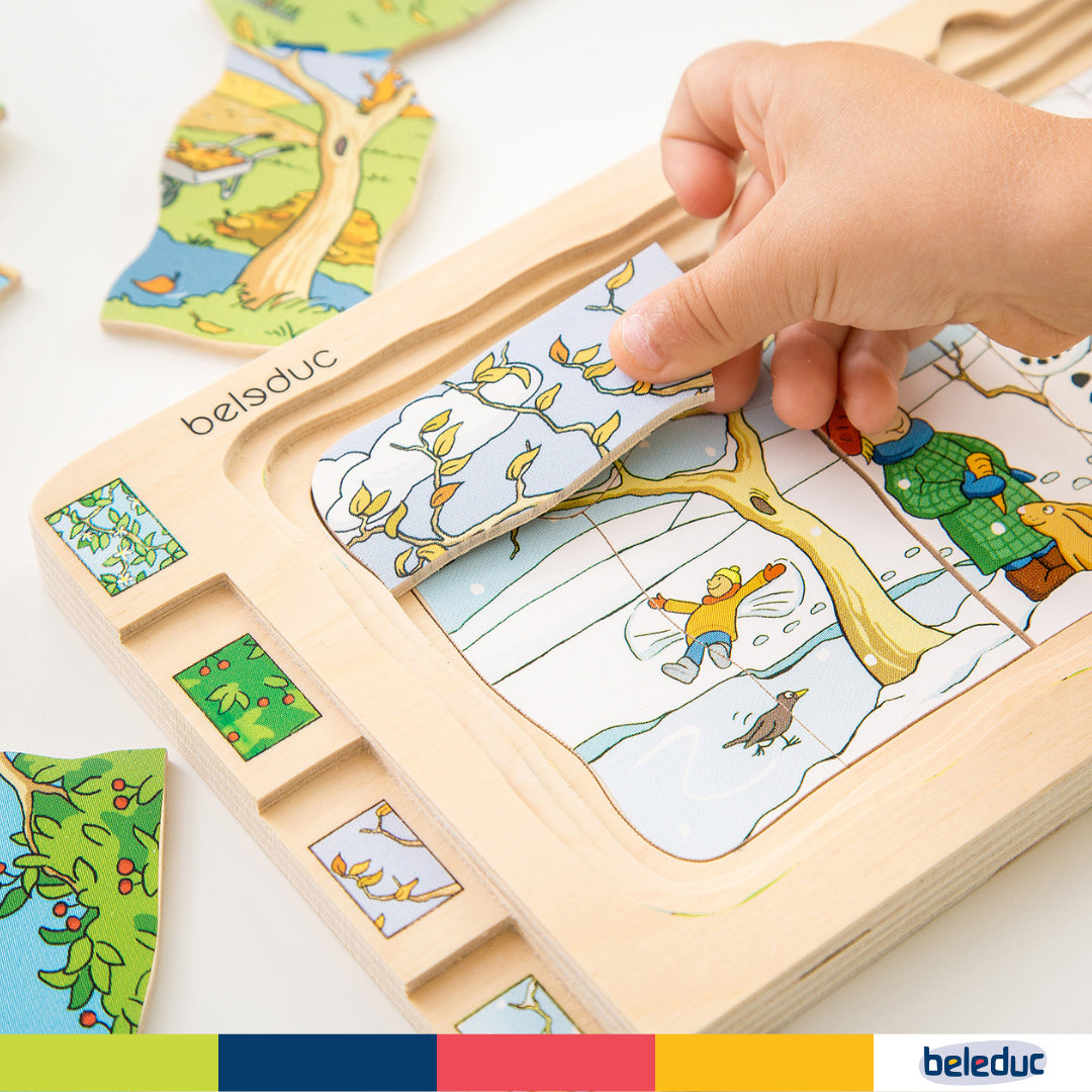 Beleduc 5-in-1 Layer Puzzle 4 Seasons