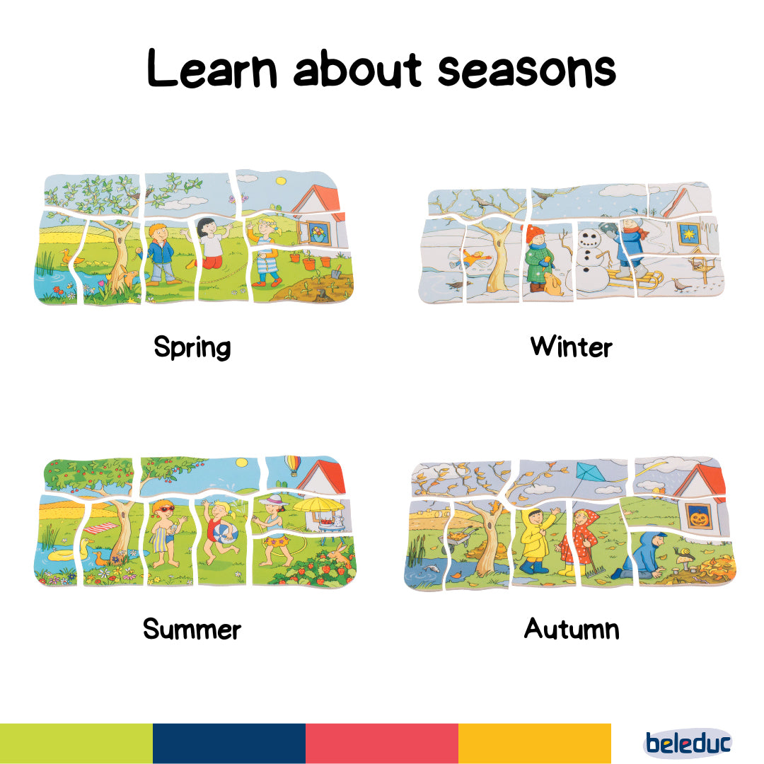 Beleduc 5-in-1 Layer Puzzle 4 Seasons