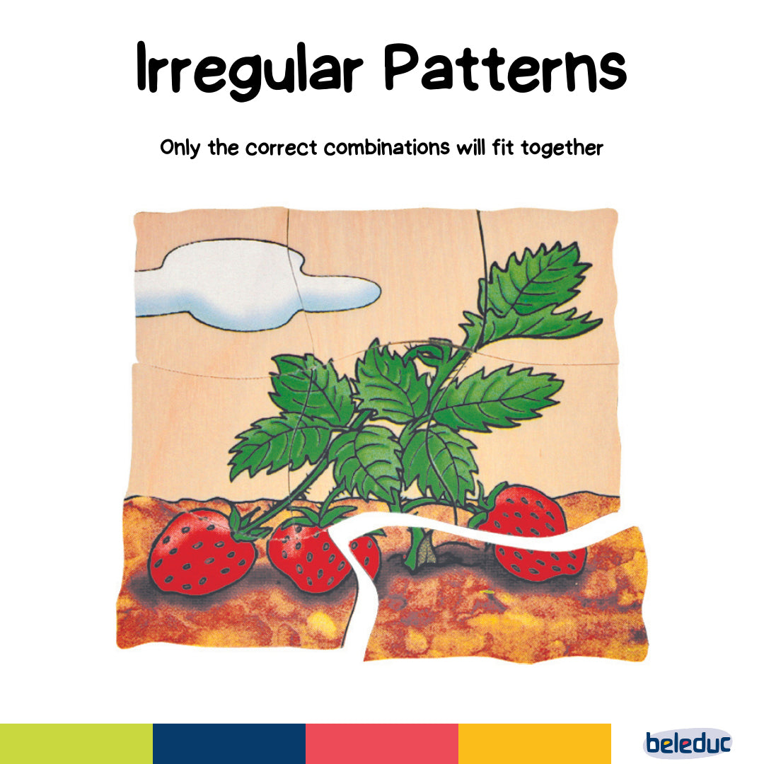 Beleduc 5-in-1 Layer Puzzle Strawberry