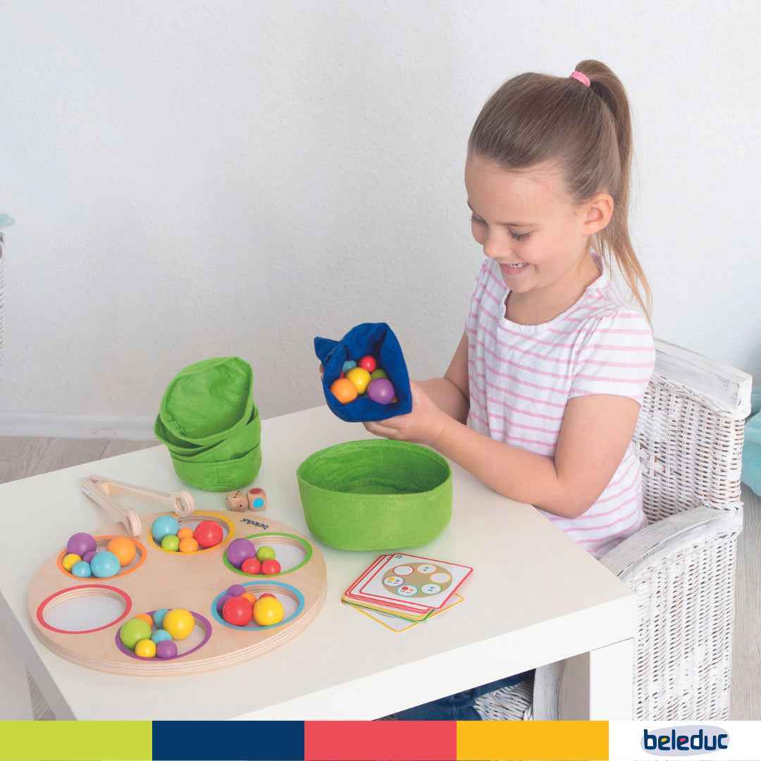 Beleduc Candy Board Game, Wooden Color Matching Toy UAE