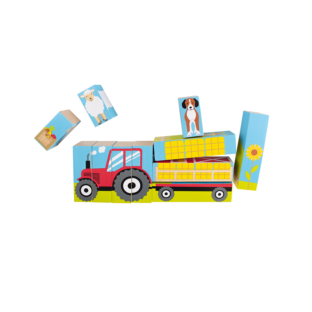 Beleduc Wooden Block Puzzle Farm