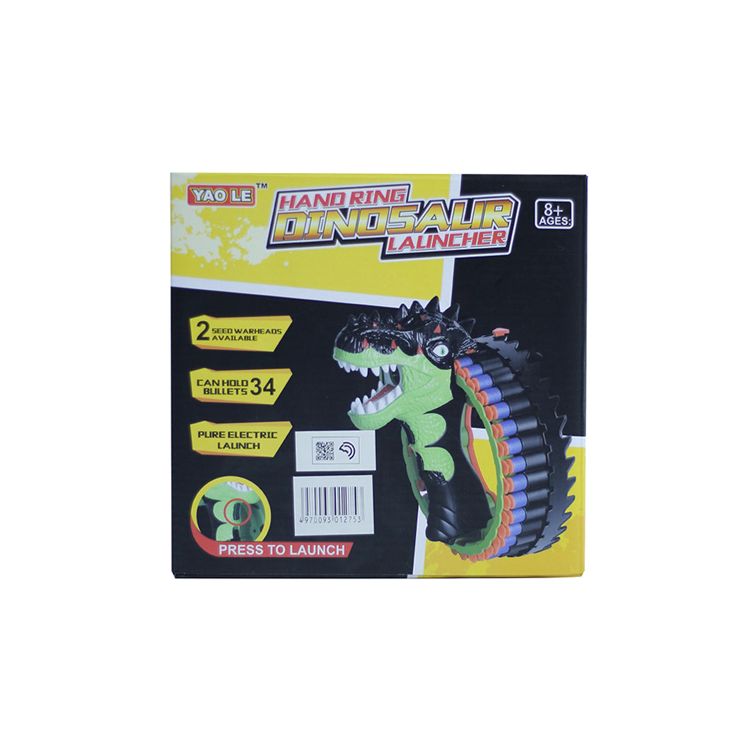 Dinosaur Target Blasting Toy with accessories and packaging