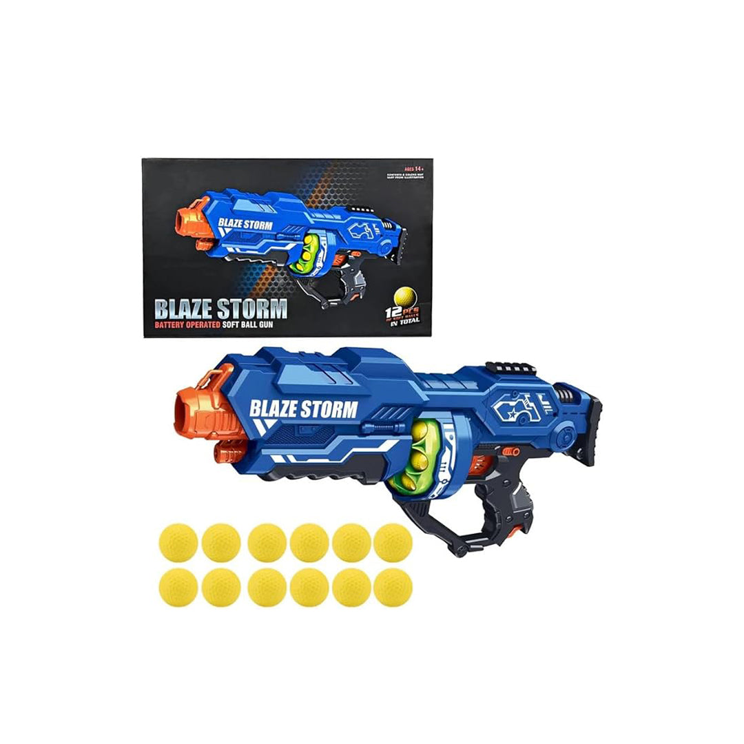 Blaze Storm Soft Ball Gun with packaging