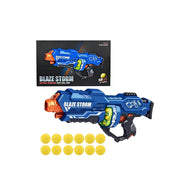 Blaze Storm Battery Operated Soft Ball Gun - Shooting Toy for Kids with 12 Balls