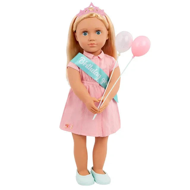 Our Generation Brenna - 18-inch Birthday Party Doll - Toyspry