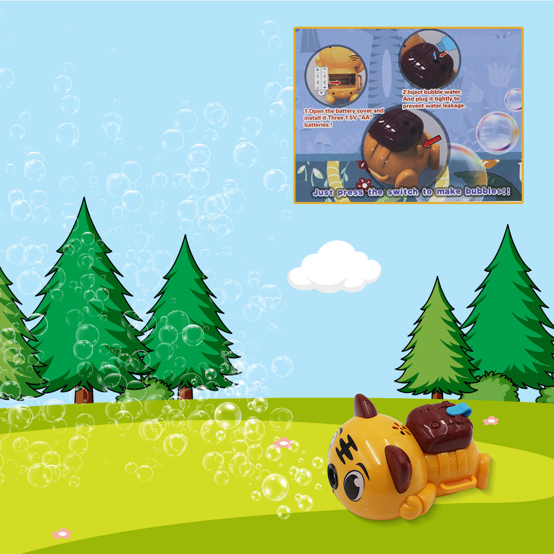 Little Tiger Bubble Maker Toy for Endless Fun - Toyspry