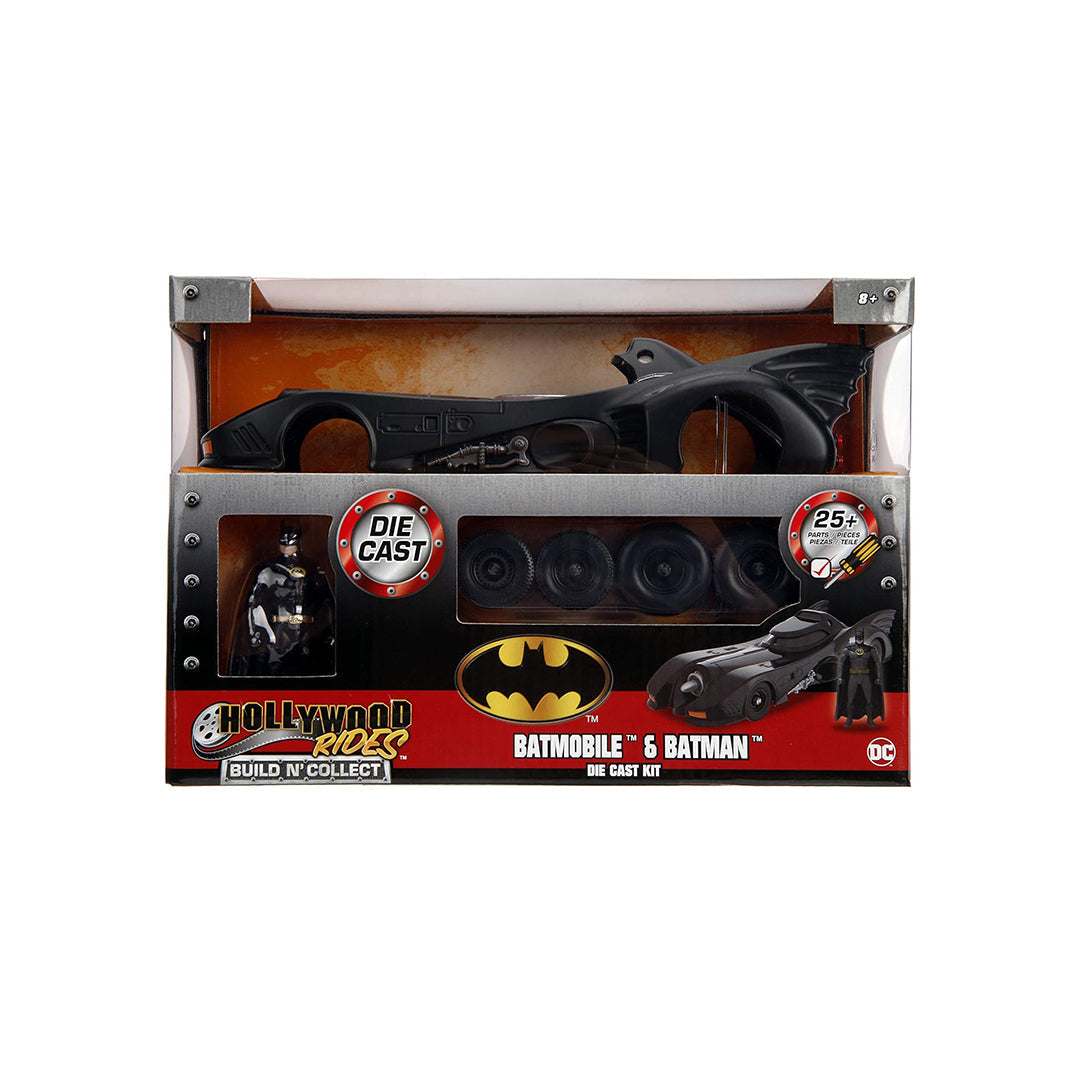 Jada 1989 Batmobile - Diecast Model Car Build Kit - Toyspry