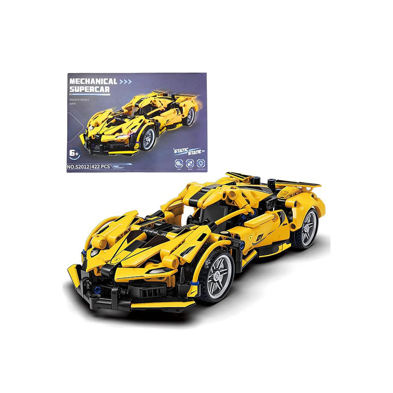 422-Piece Buildable Bugatti Toy Car Construction Set