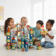 168-Piece Pipeline STEM Magnetic Building Blocks Set