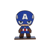 Captain America Crystal Art Buddy - Marvel Diamond Painting Craft Kit