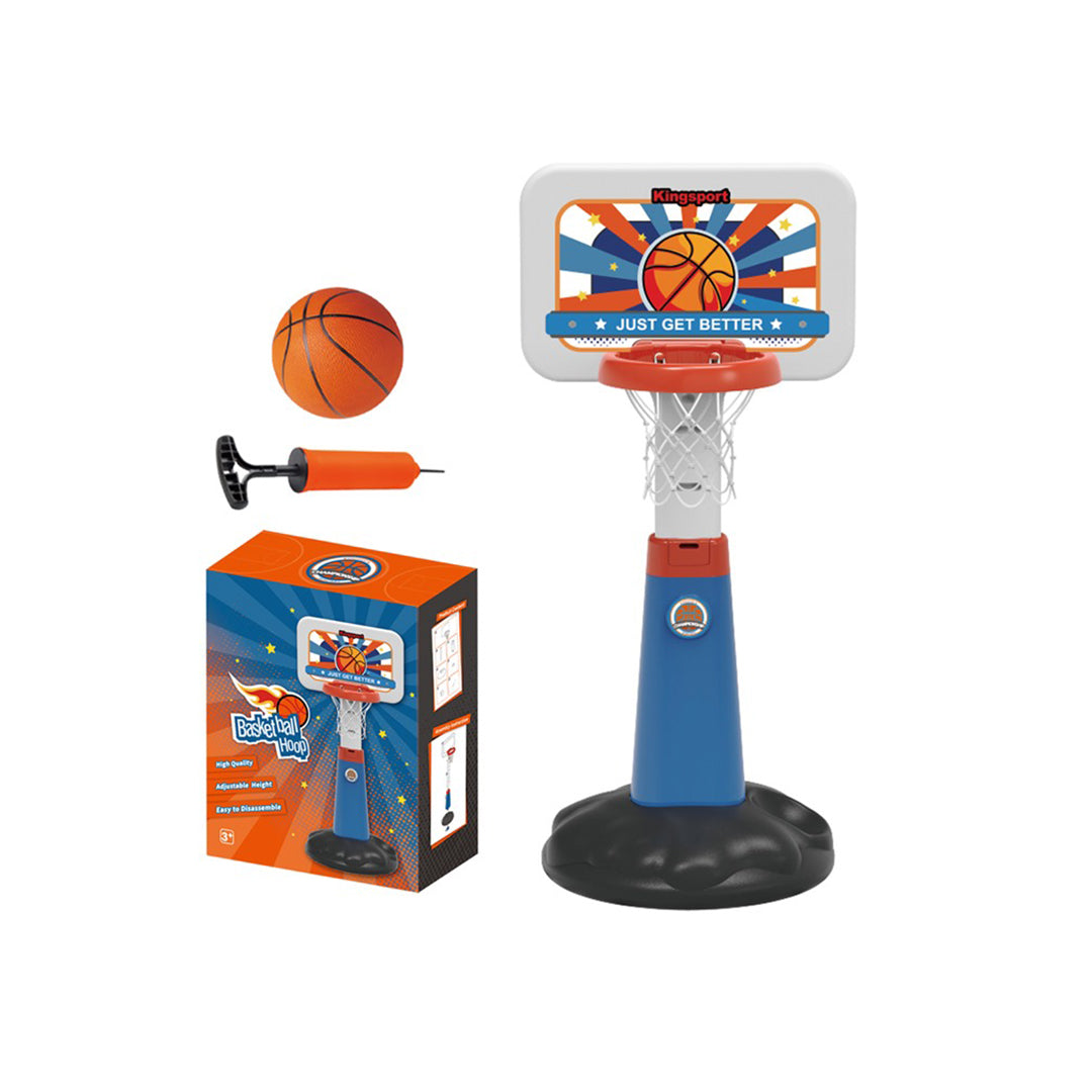 Adjustable Height Children's Indoor & Outdoor Basketball Hoop Set - Toyspry