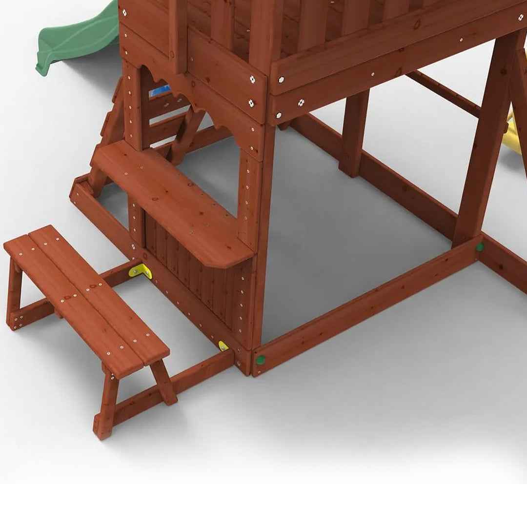 Kiddoro Mighty Jungle Gym - Kids Garden Swing & Slide Playset