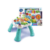 Children's Table with Sensory Activities | Interactive Baby Learning Table & Removable Panel | 6 Play Areas for Motor & Sensory Development