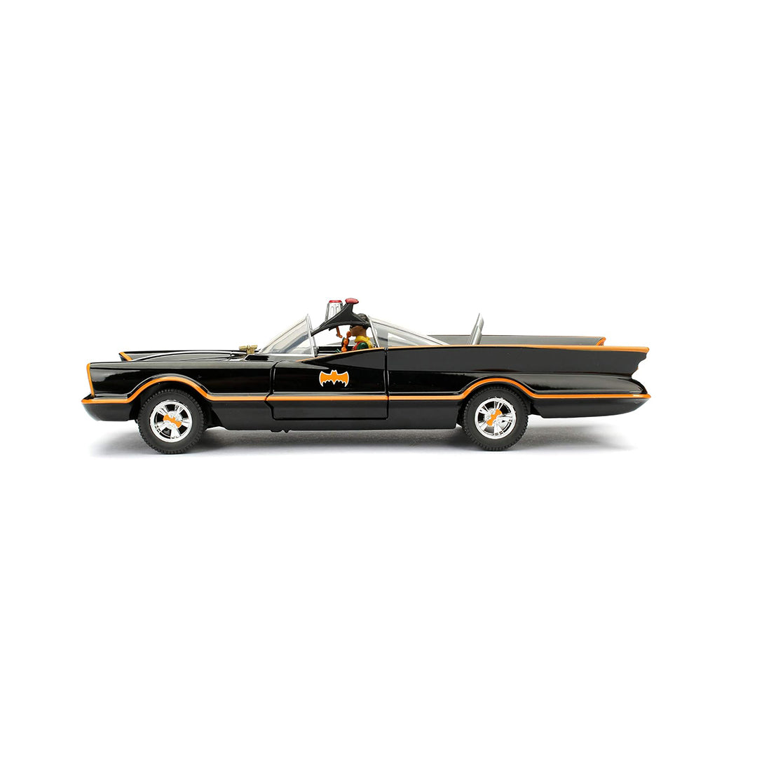 Die-cast Batman figure included with the Batmobile toy car.