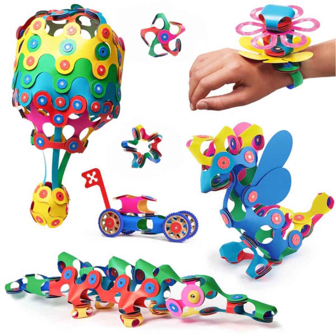 Clixo Family Pack 150-Piece Magnetic Building Set