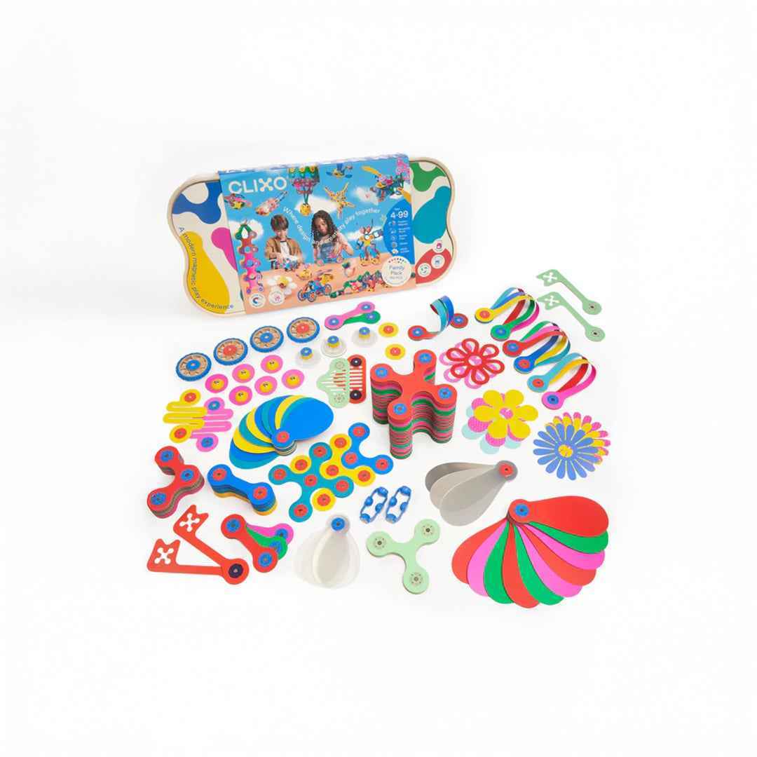 Clixo Family Pack 150-Piece Magnetic Building Set