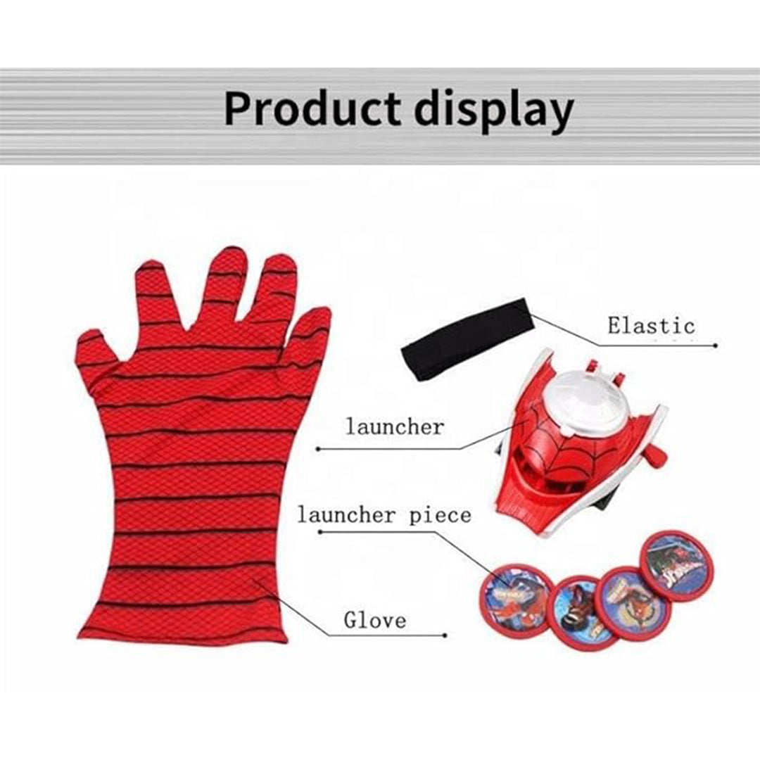 Spiderman Web Shooter Toy with Launcher & Glove - Toyspry