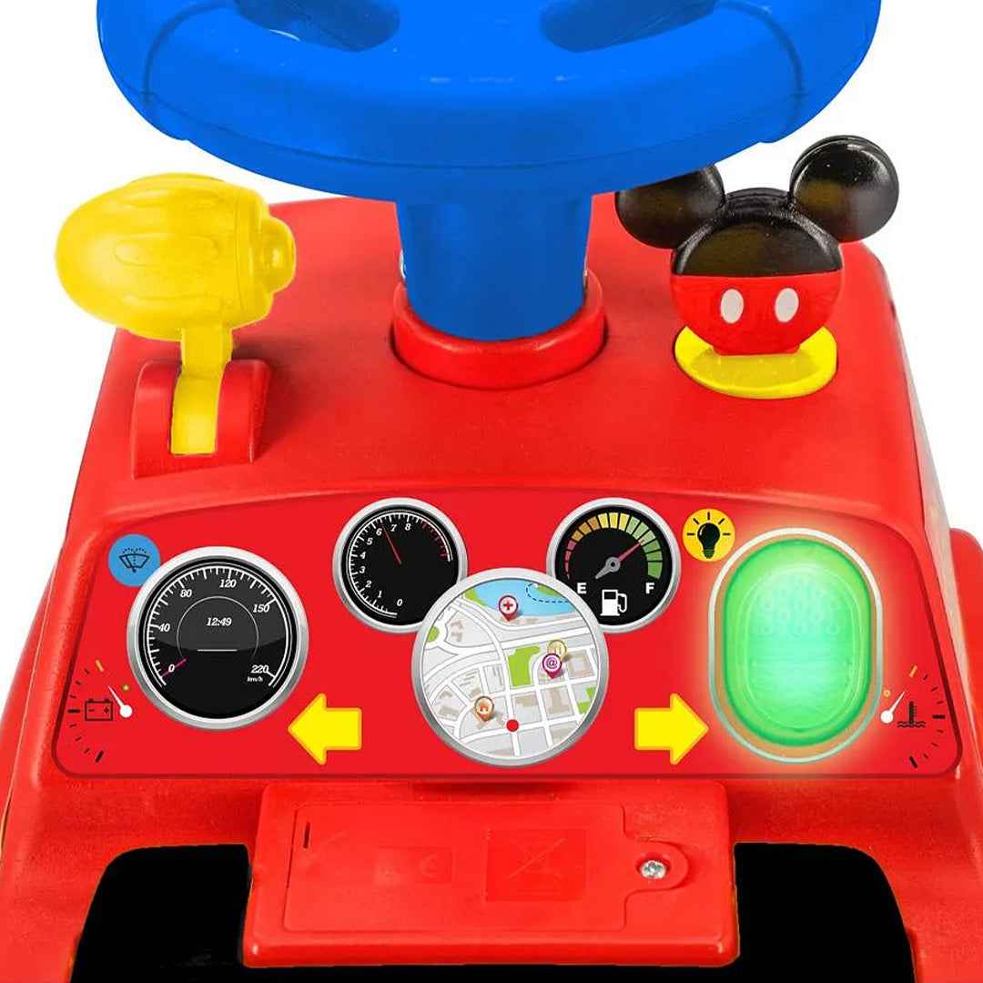 Kiddieland Mickey Mouse Camper Van with Trailer - Ride-On Car - Toyspry