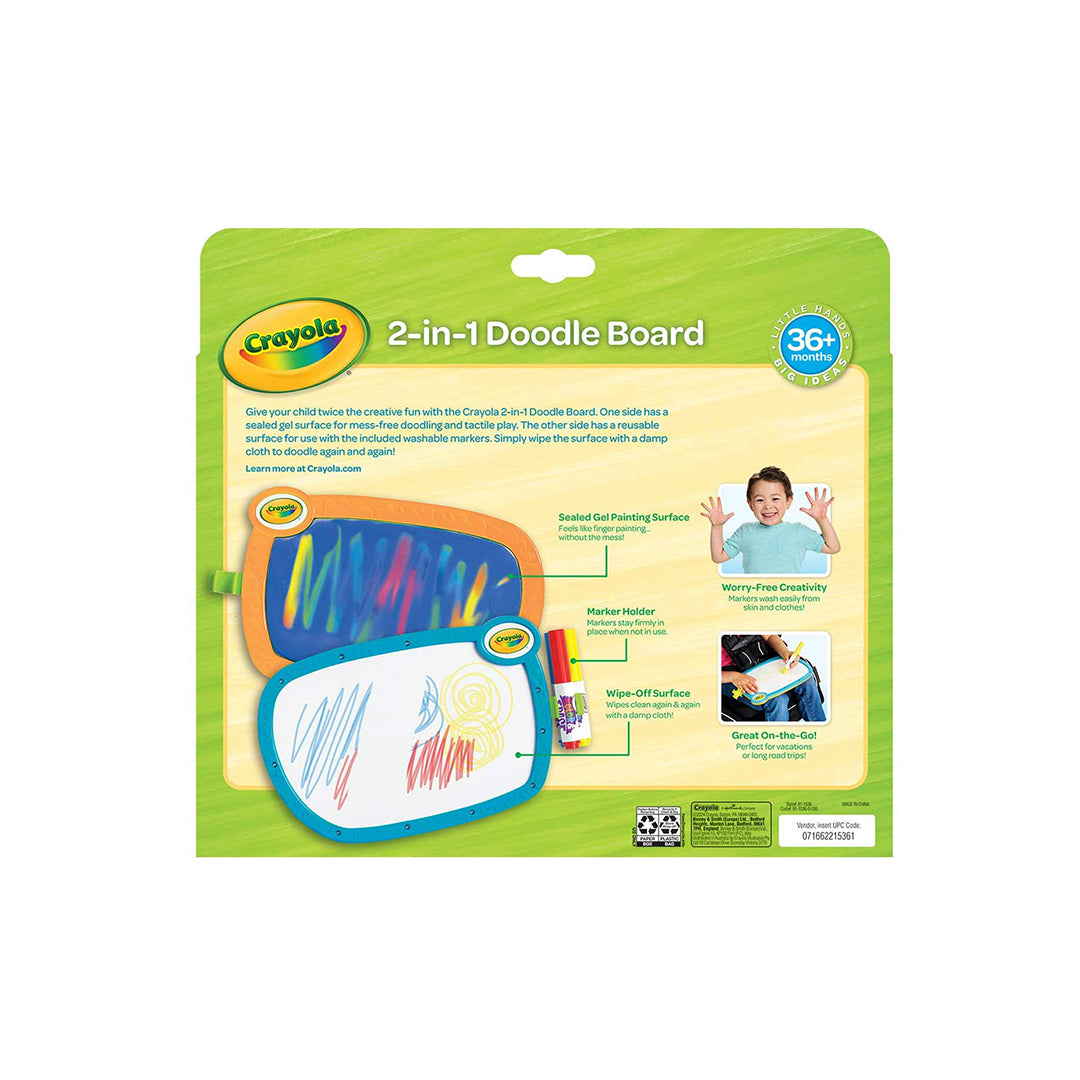 Crayola 2-in-1 Doodle Board | Mess-Free Toddler Drawing Board