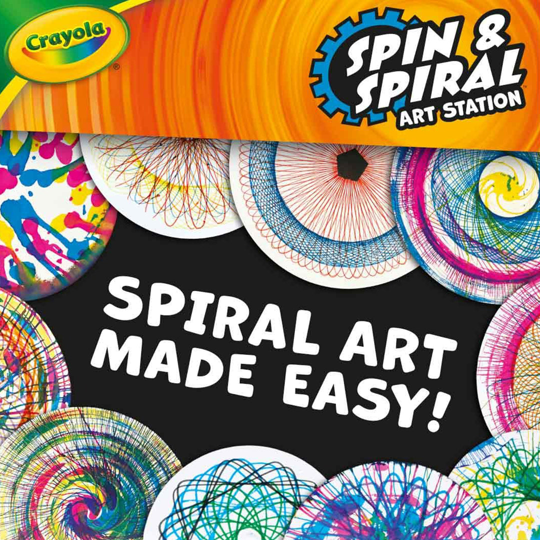 Crayola 2-in-1 Spin & Spiral Art Station | Art Kit for Kids