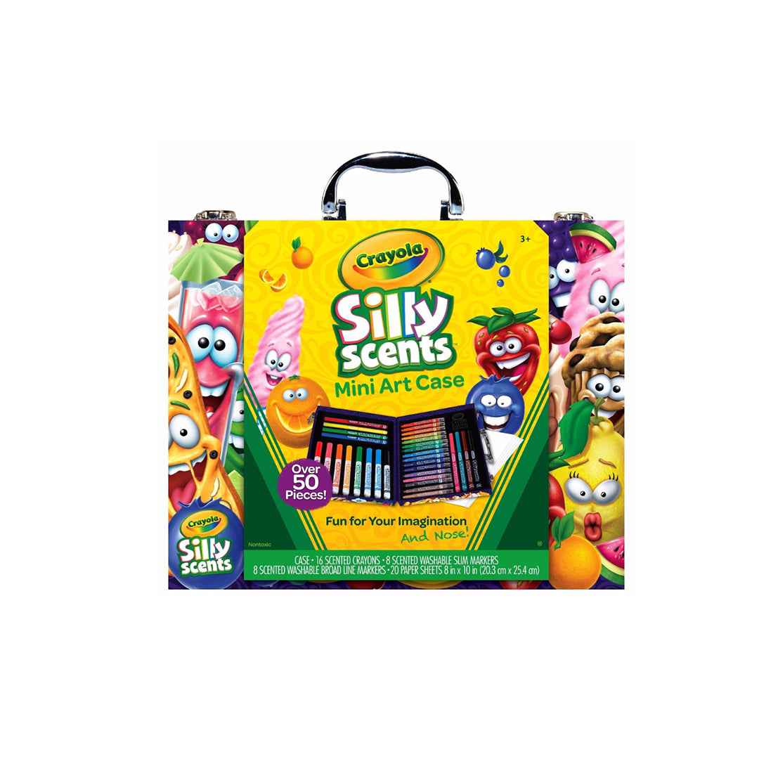 Crayola Silly Scents Mini Art Case (50+ Pieces)