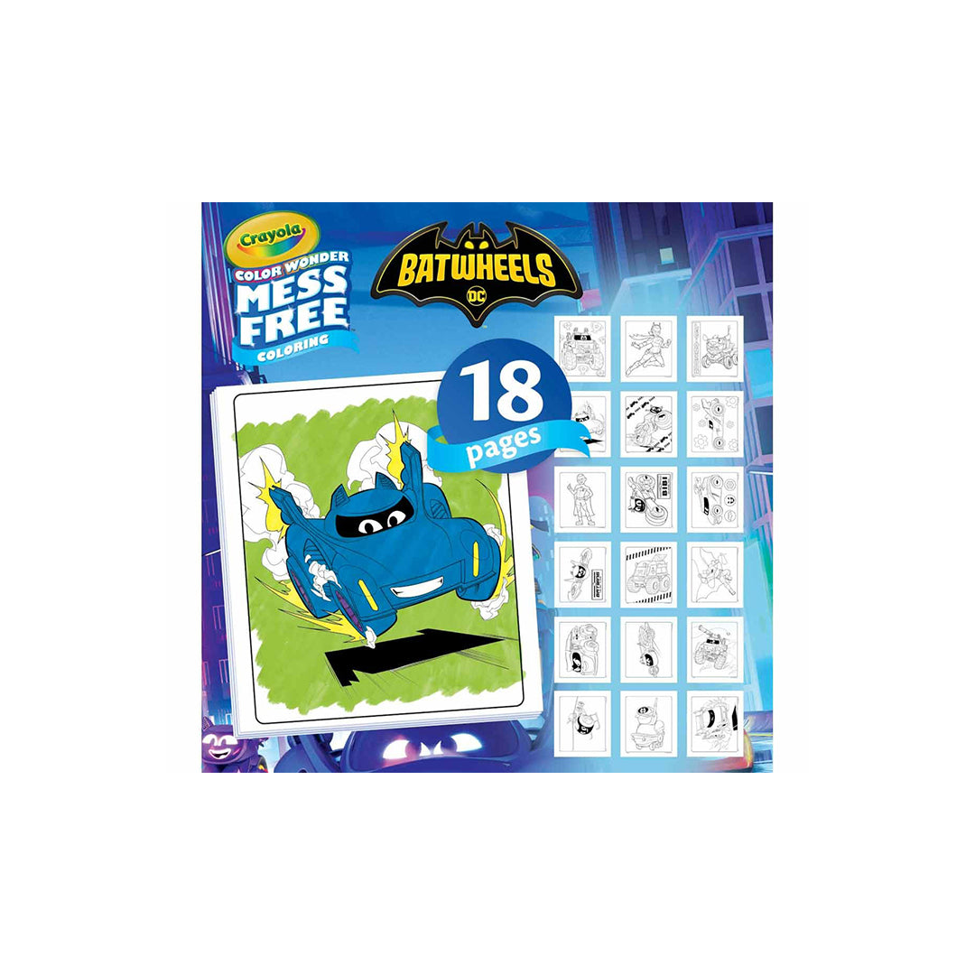 Crayola Batwheels Color Wonder Activity Set | Batman Mess Free Coloring for Kids