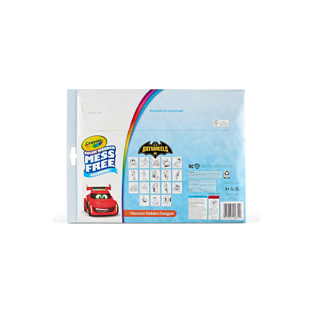 Crayola Batwheels Color Wonder Activity Set | Batman Mess Free Coloring for Kids