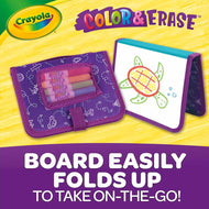 Crayola Color & Erase Drawing Board | Portable Travel Coloring Kit