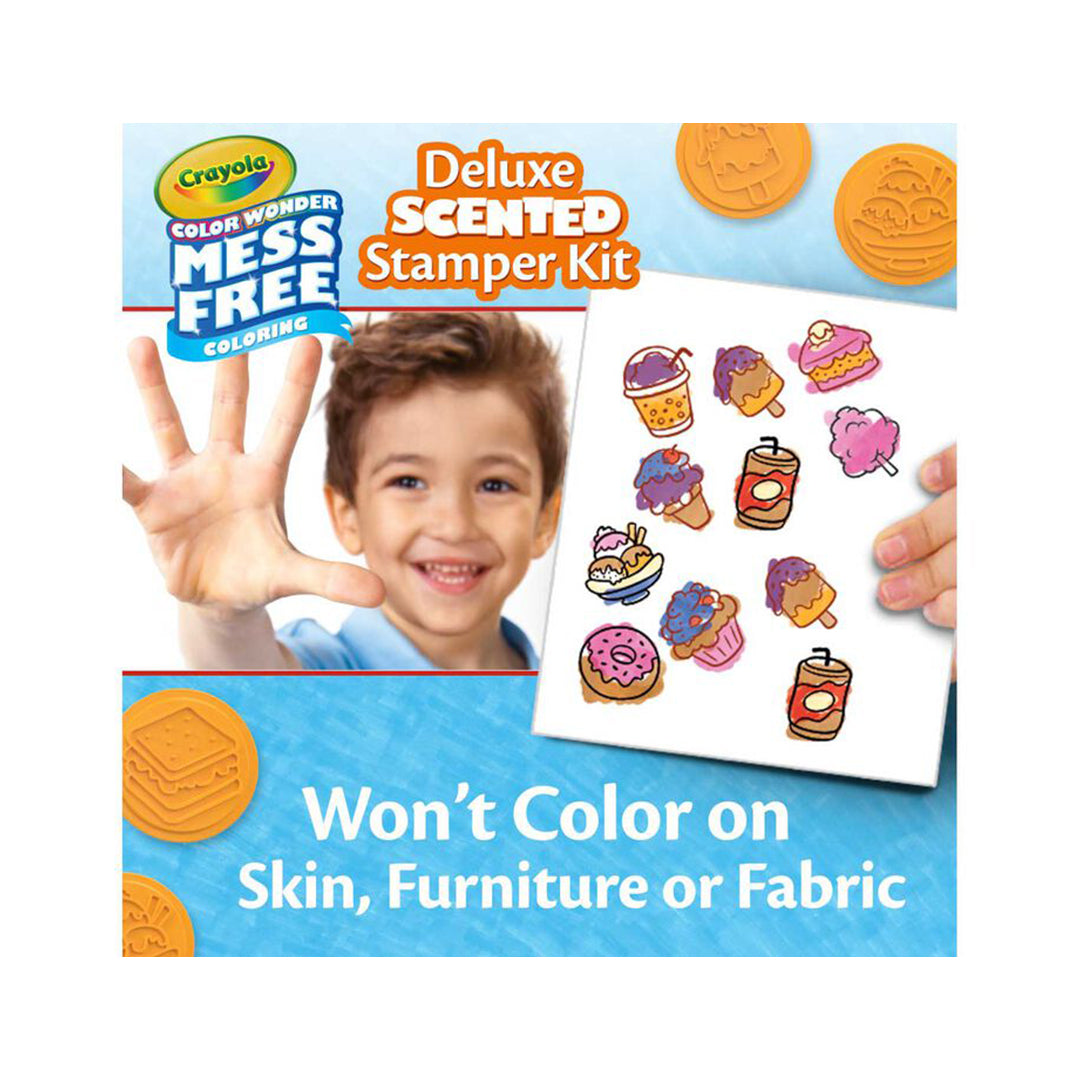 Crayola Color Wonder Kit - Deluxe Scented Stamper Set for Mess-Free Coloring