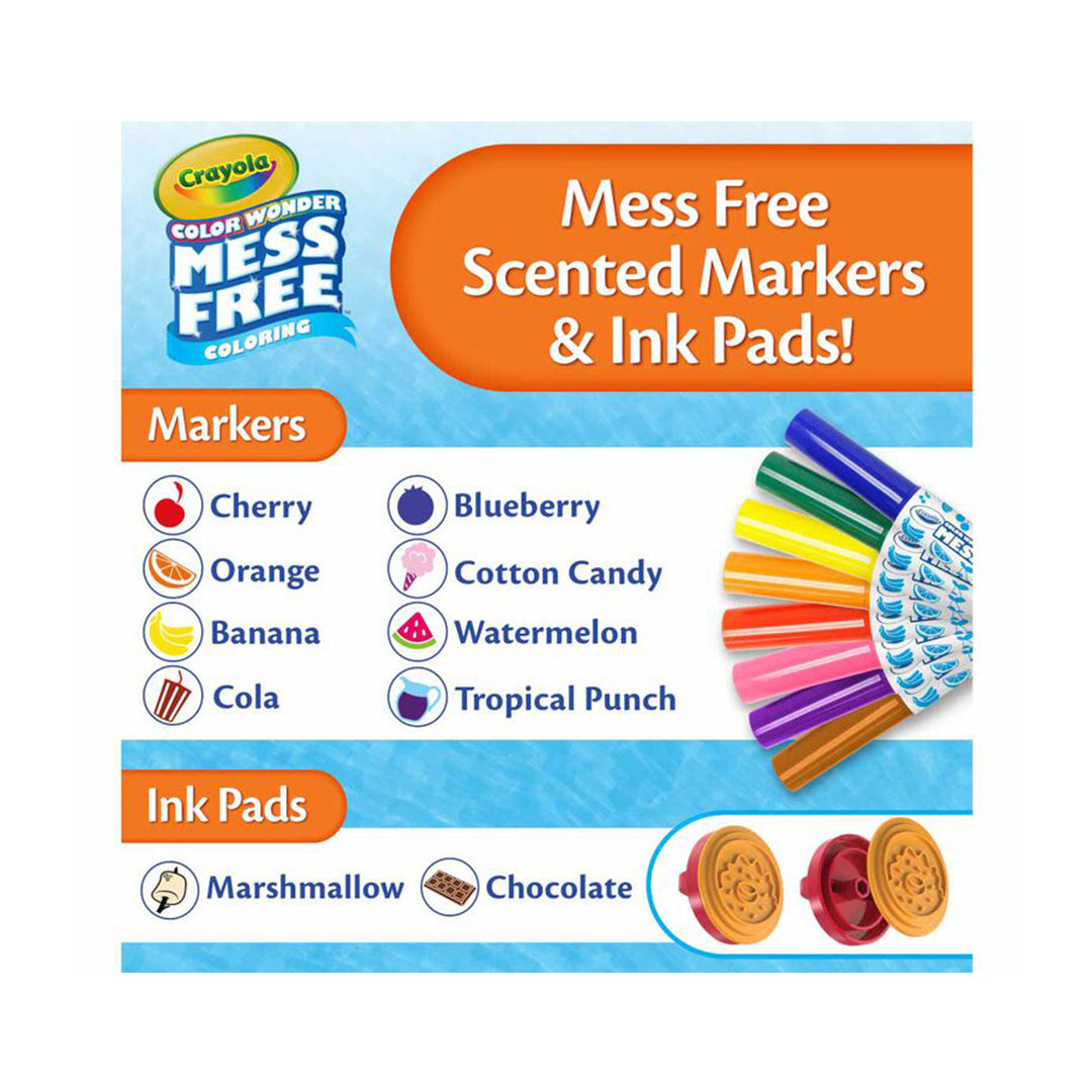 Crayola Color Wonder Deluxe Scented Stamper Kit | Mess-Free Coloring & Scented Markers