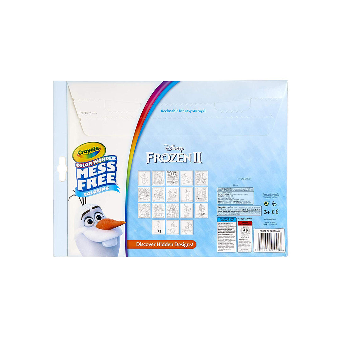 Crayola Color Wonder Frozen 2 | Mess-Free Coloring Book - Toyspry