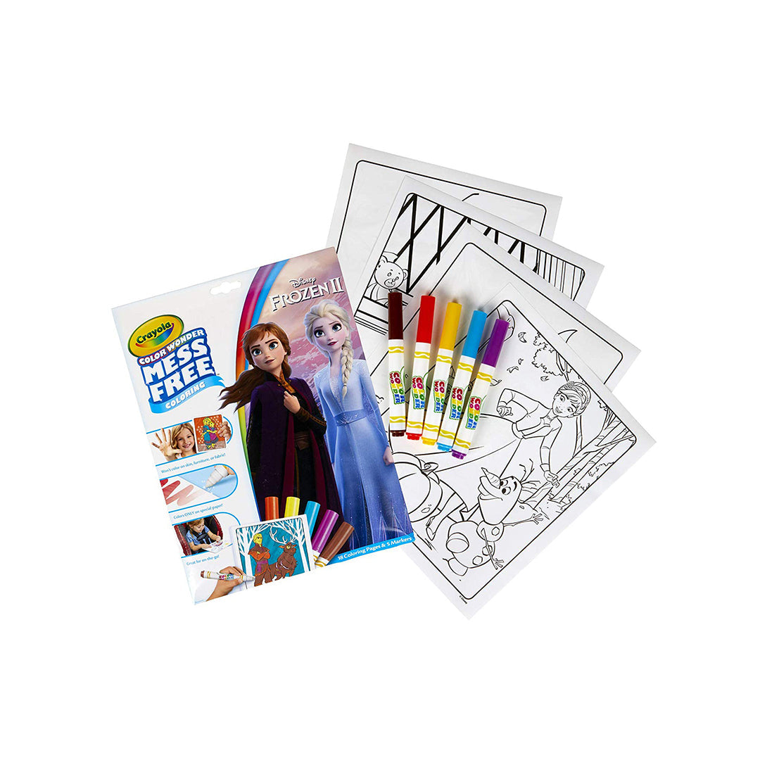 Crayola Color Wonder Frozen 2 | Mess-Free Coloring Book - Toyspry