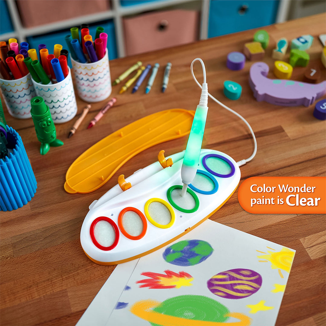 Crayola Color Wonder Magic Light Brush Kit | Mess-Free Painting & Sensory Toy