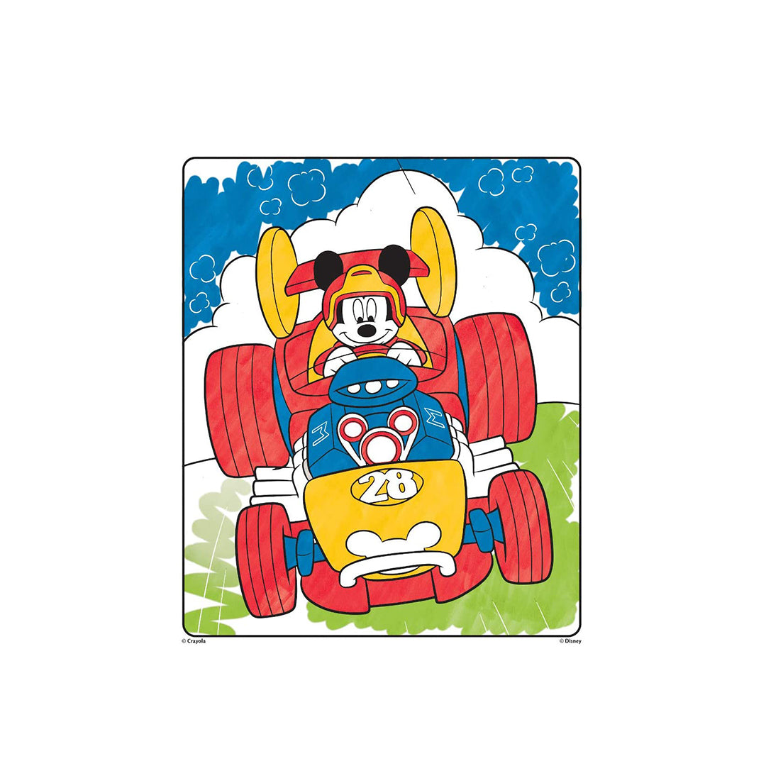 Kids Mess-Free Coloring Pad Highlighting its Mickey Mouse Theme 