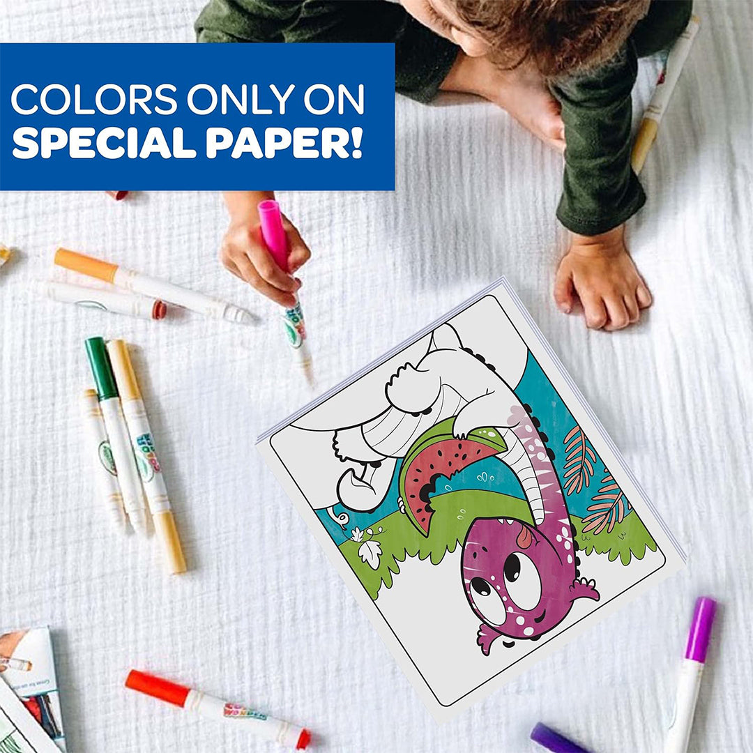 Crayola Color Wonder Prehistoric Pals | Mess-Free Dinosaur Coloring Book for Kids