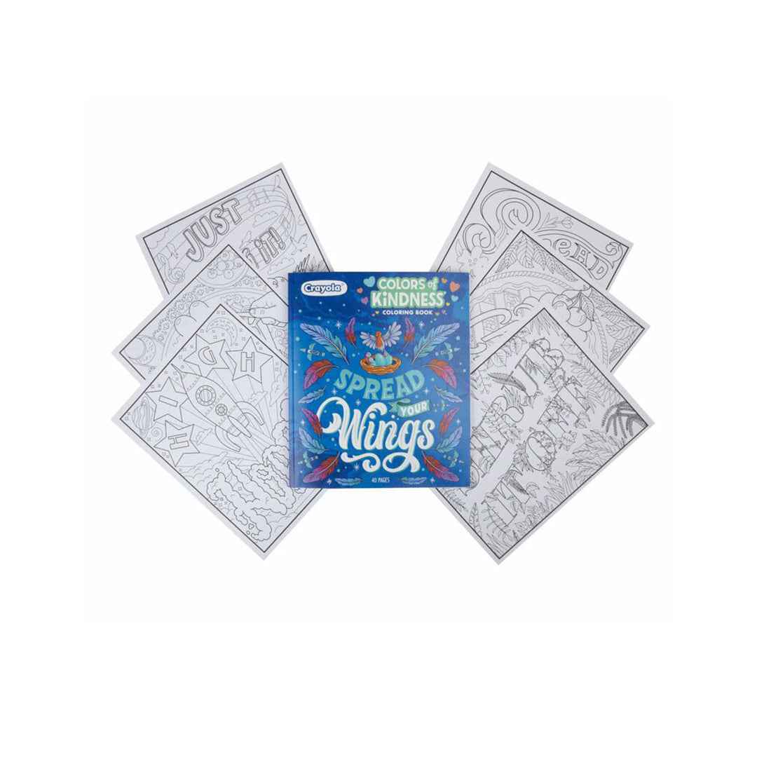 Crayola Colors of Kindness Coloring Book, 40 Pages - Toyspry
