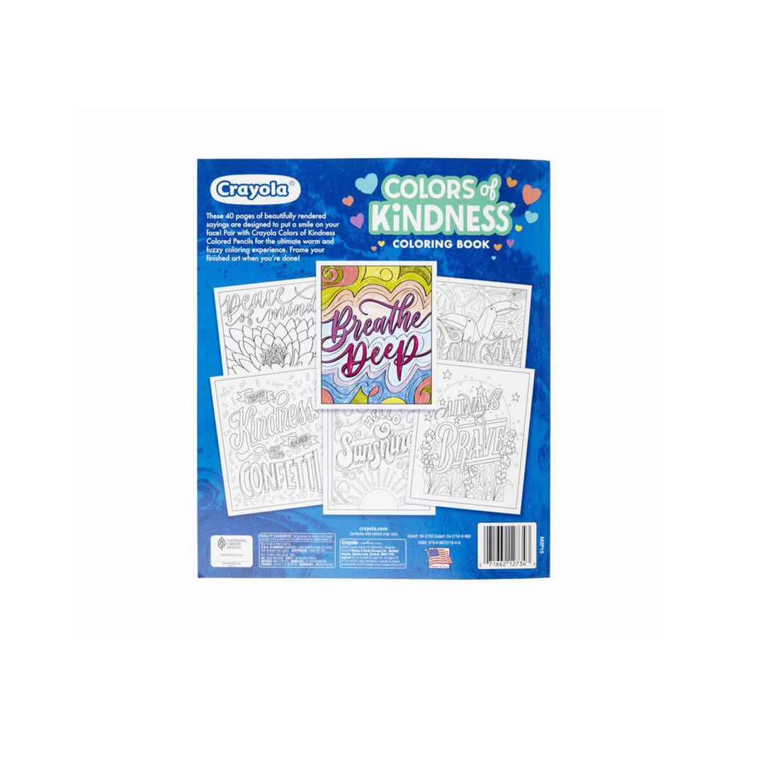 Crayola Colors of Kindness Coloring Book, 40 Pages