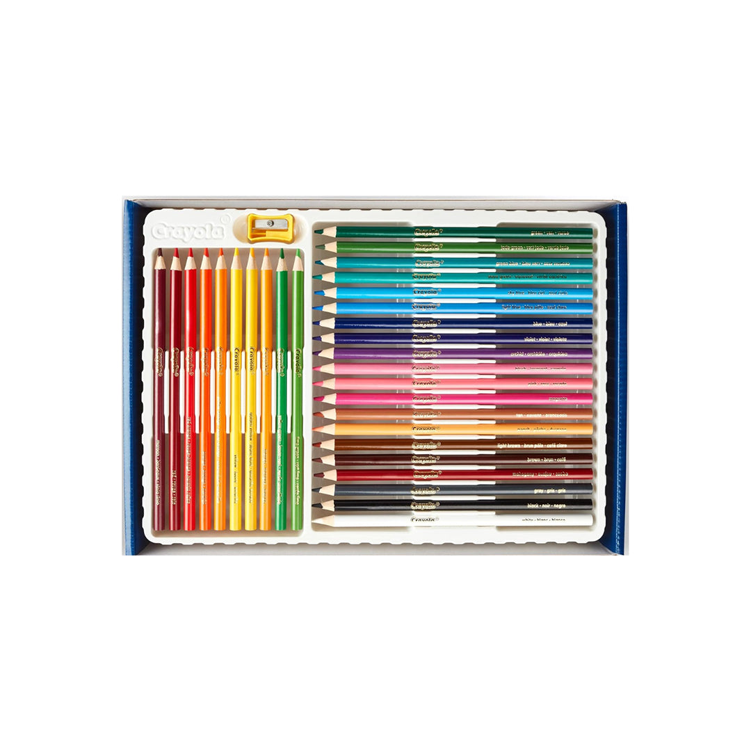 Crayola HD Coloring Kit | 40 Pencils & Shaded Pages - Toyspry