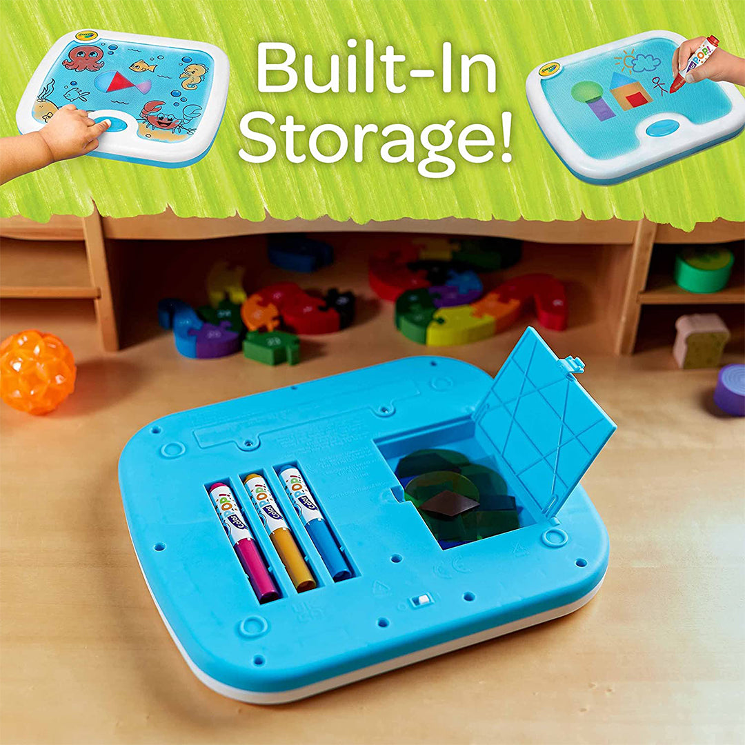 Crayola Light-Up Activity Board | Educational Toy for Kids (3+) with Color Mixing & Shapes