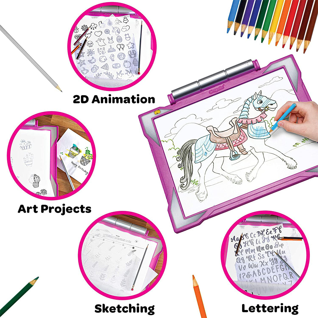 Crayola Light-Up Tracing Pad | Art Kit for Girls